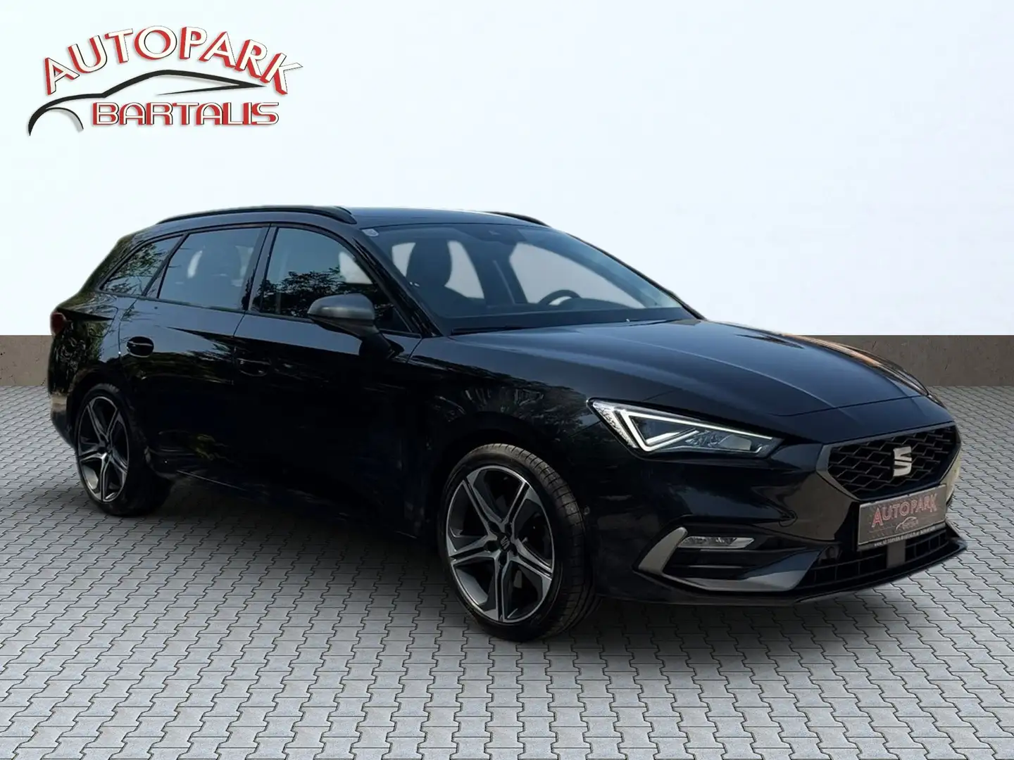 SEAT Leon FR 2.0 TDI DSG**1.BESITZ**LED**NAVI**VIRTUALL**L** Schwarz - 2