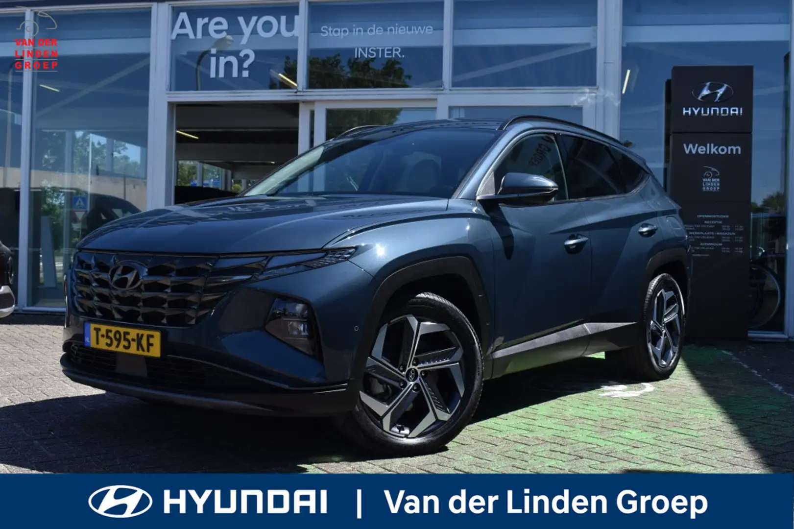 Hyundai TUCSON 1.6 T-GDI PHEV Premium 265pk/Leder/360cam/Blindspo Blauw - 1