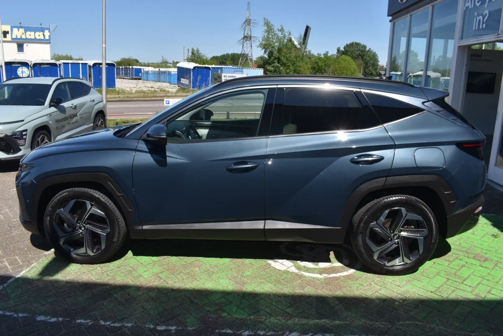 Hyundai TUCSON 1.6 T-GDI PHEV Premium 265pk/Leder/360cam/Blindspo Blauw - 2