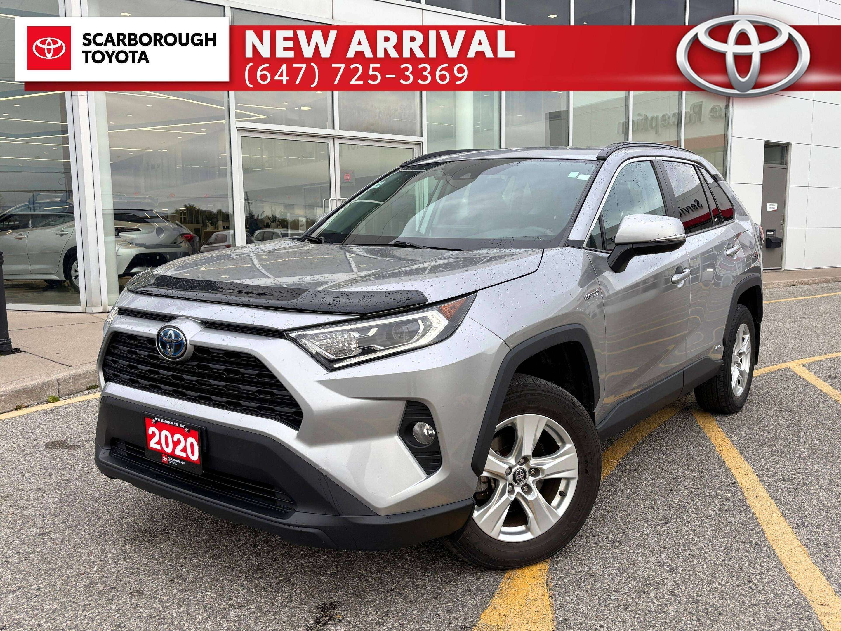 Silver 2020 Toyota RAV4 Hybrid SUV / Crossover All-Wheel Drive Automatic