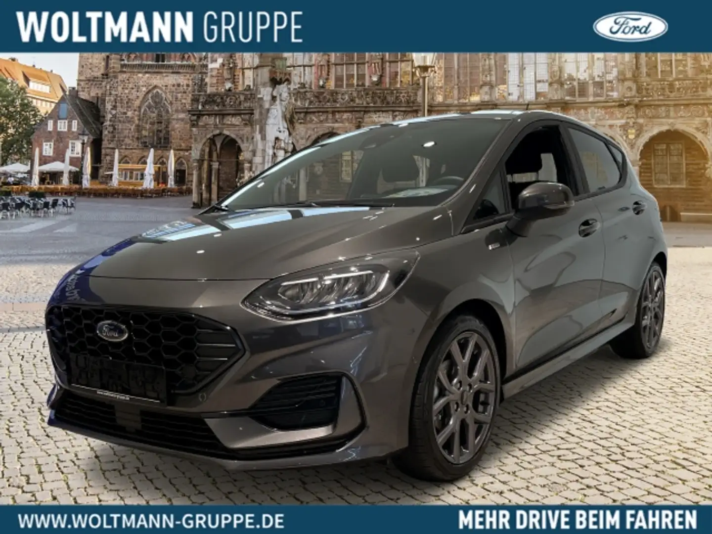Ford Fiesta ST-Line X 1.0 EB M-Hybrid Autom. Navi LED Winter-P Grau - 1