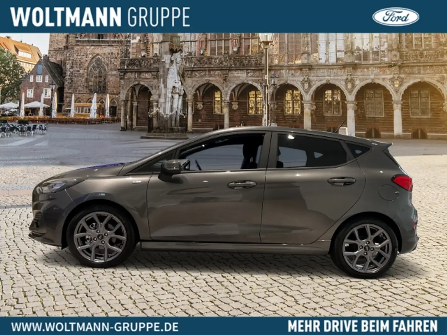 Ford Fiesta ST-Line X 1.0 EB M-Hybrid Autom. Navi LED Winter-P Grau - 2