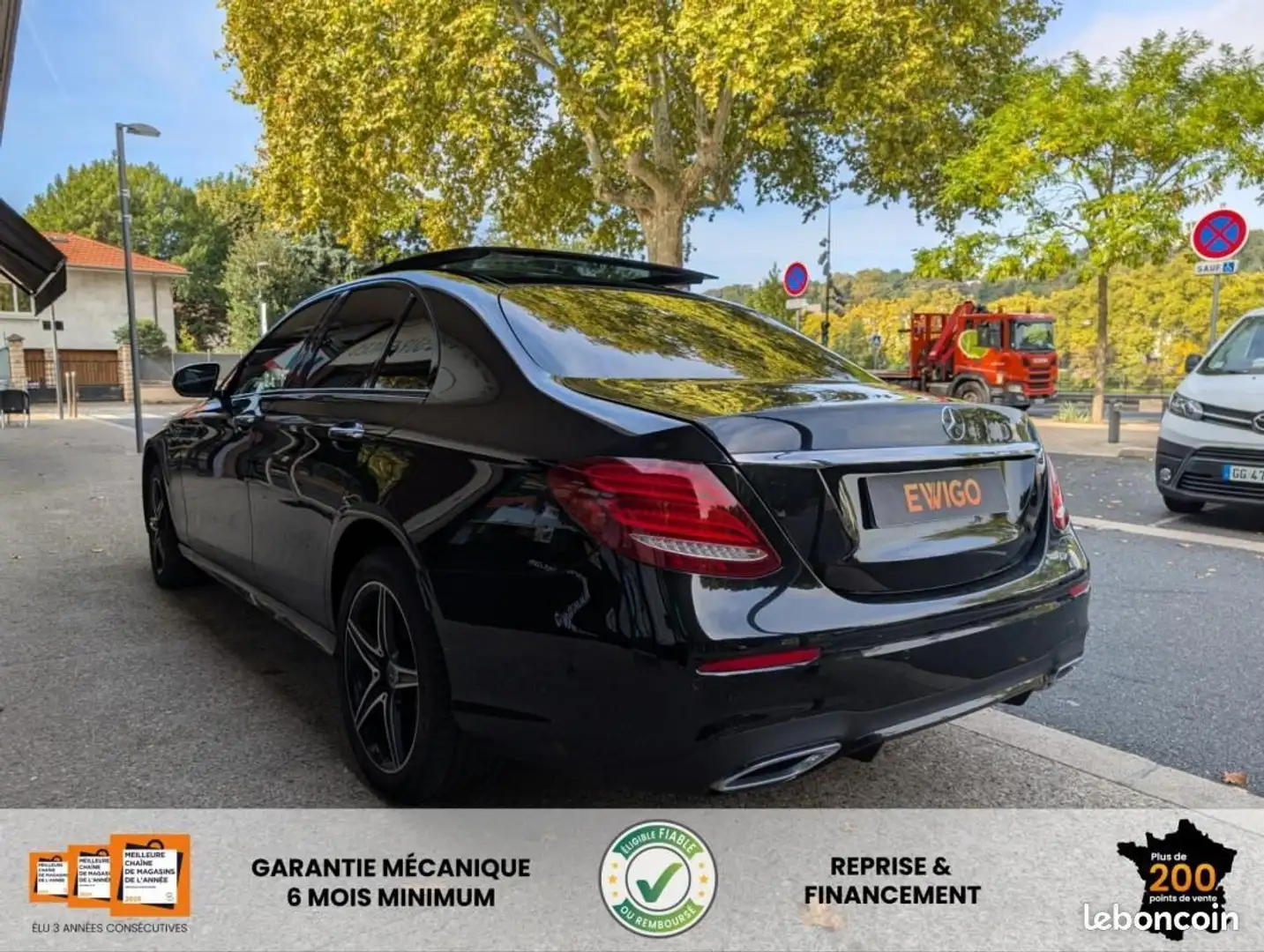 Mercedes-Benz E 300 Mercedes (W213) 300 DE 194%2B122 ch AMG LINE 9G-TRONIC %2B TOIT OUVRANT Noir - 2