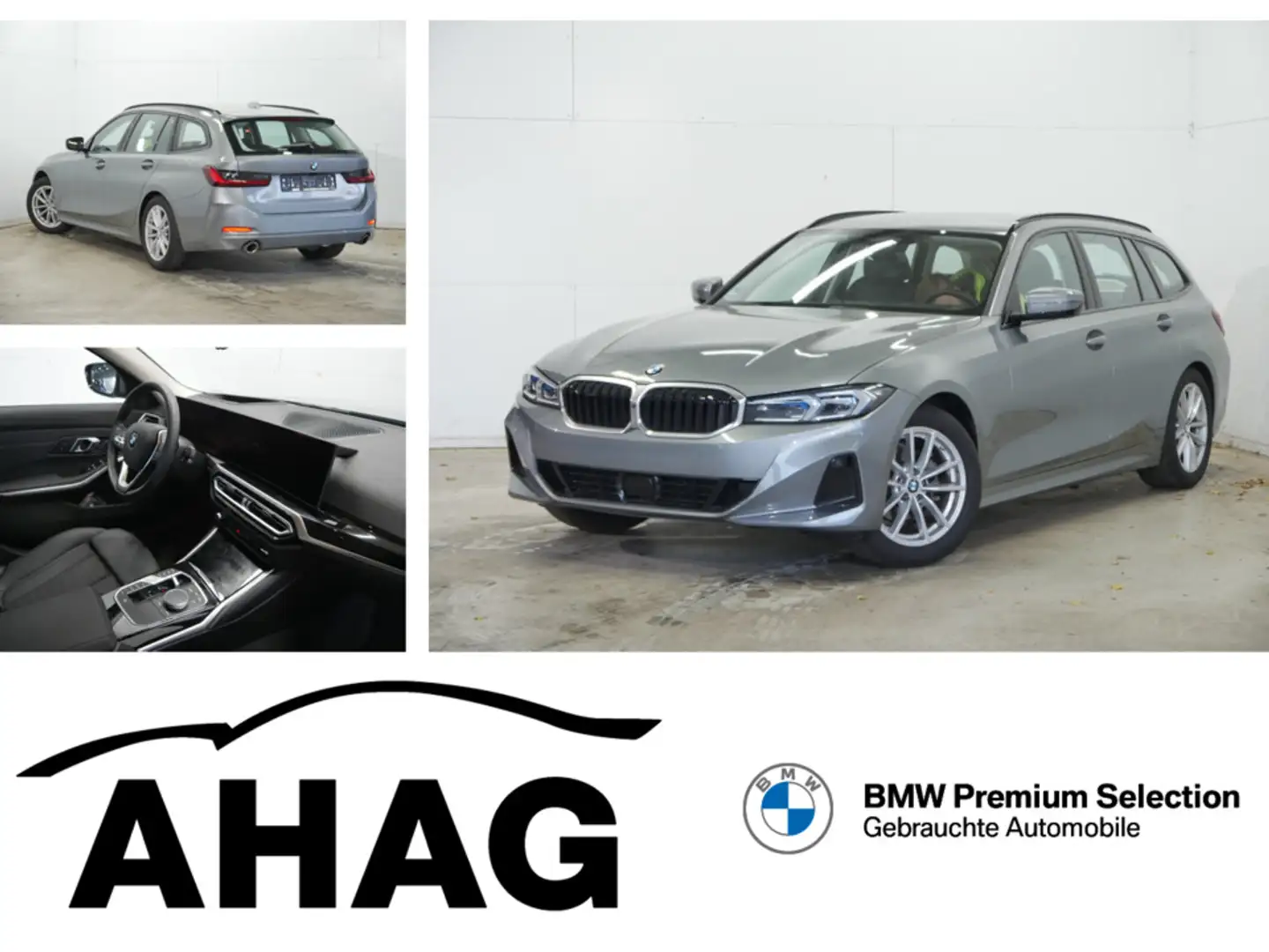 BMW 318 i Touring Auto Innovationsp. Klimaaut. AHK Grau - 1