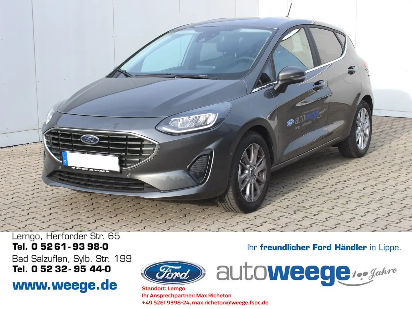 Ford Fiesta Titanium Szary - 1