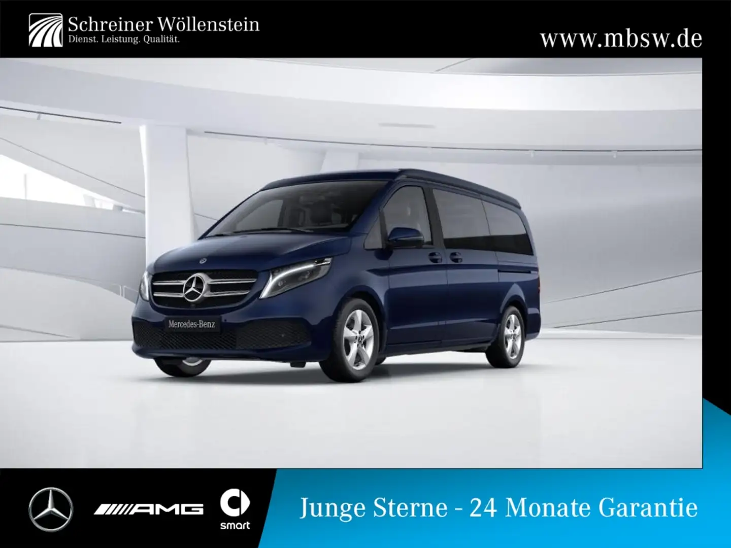 Mercedes-Benz Marco Polo V 250 d  Horizon Edition 4M *3,1t AHK* Bleu - 1