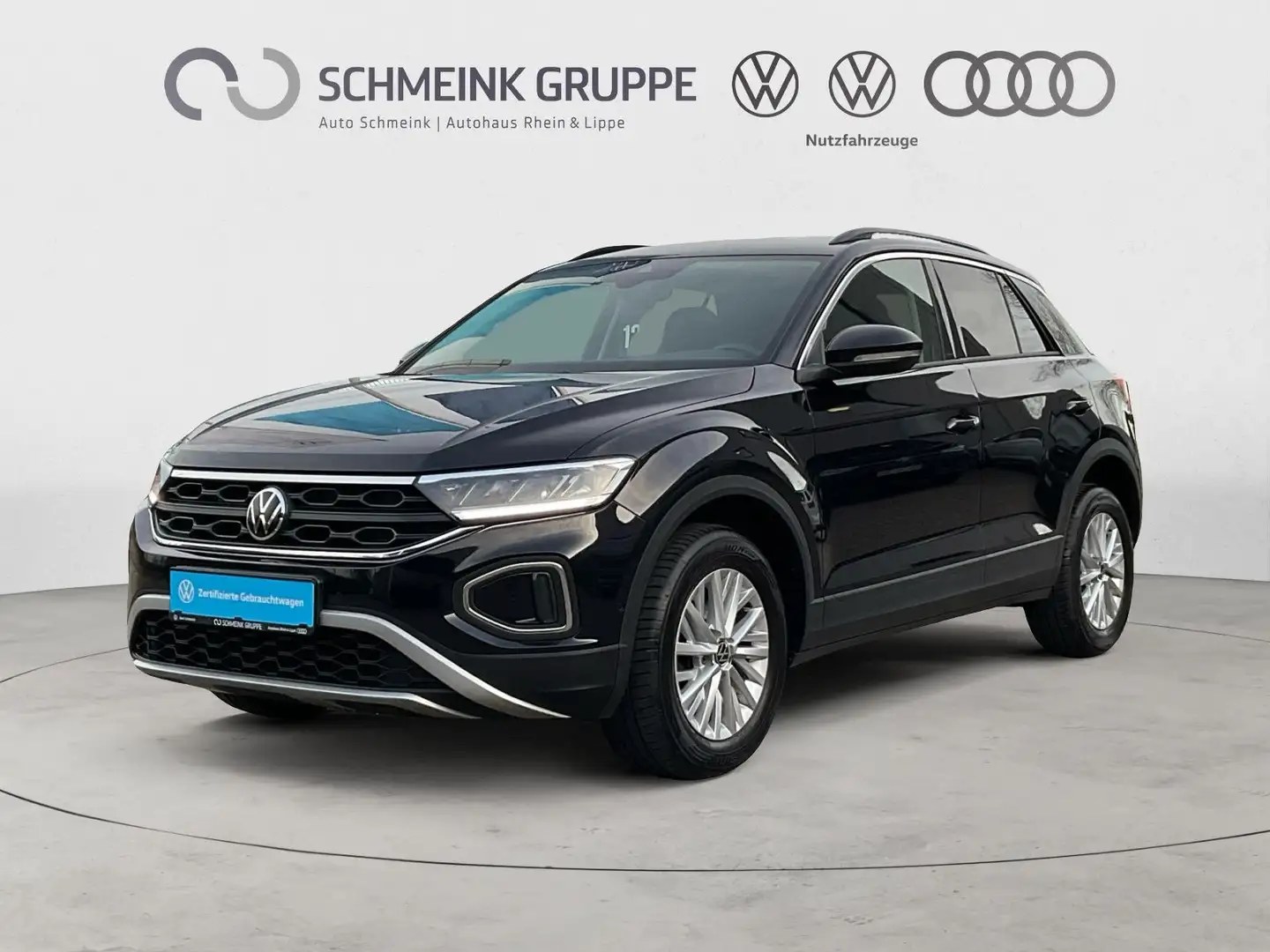 Volkswagen T-Roc Life 1.5 TSI DSG Kamera SHZ CarPlay Schwarz - 1