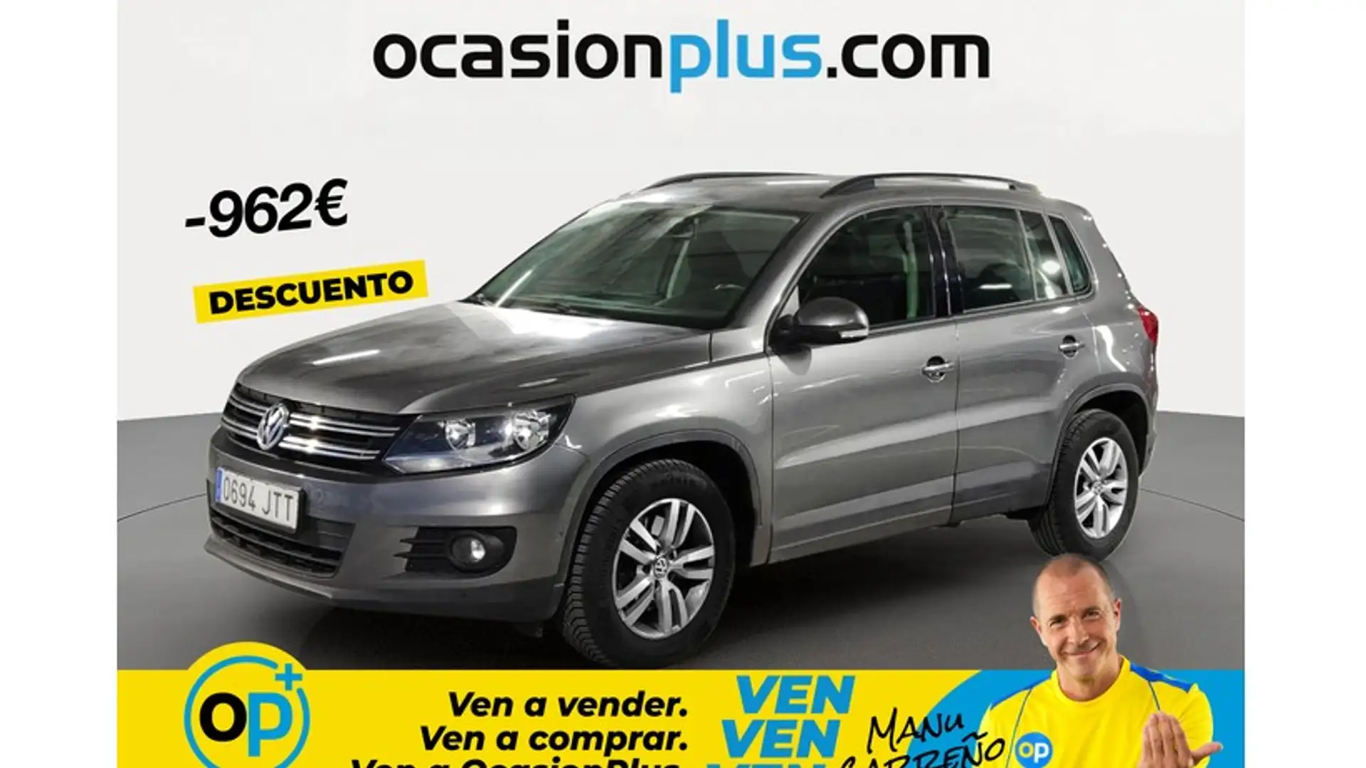 Volkswagen Tiguan 1.4TSI Advance BMT 4x2 Gris - 1