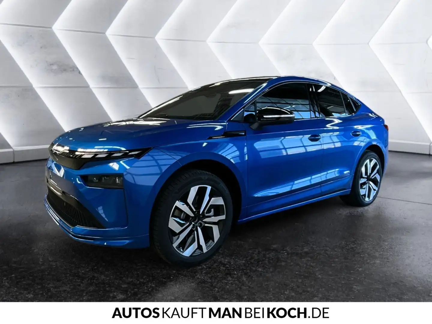 Skoda Enyaq Coupe 85 Sportline "MAXX" NAVI MATRIX AHZV Blau - 2
