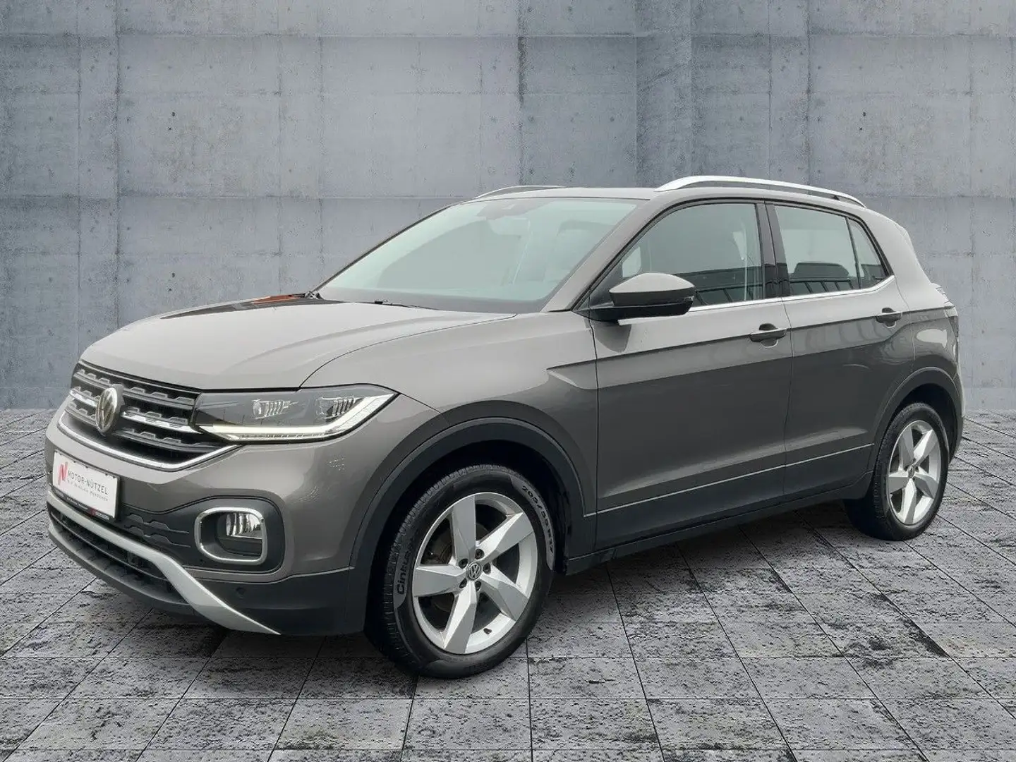 Volkswagen T-Cross 1.0 TSI LED+ACC+NAVI+APP+SHZ+RFK+GRA+NSW Grau - 2