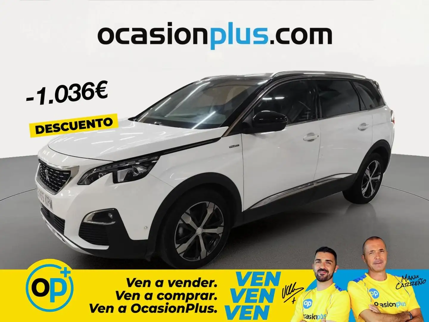 Peugeot 5008 2.0BlueHDi S&S GT EAT6 180 Blanco - 1
