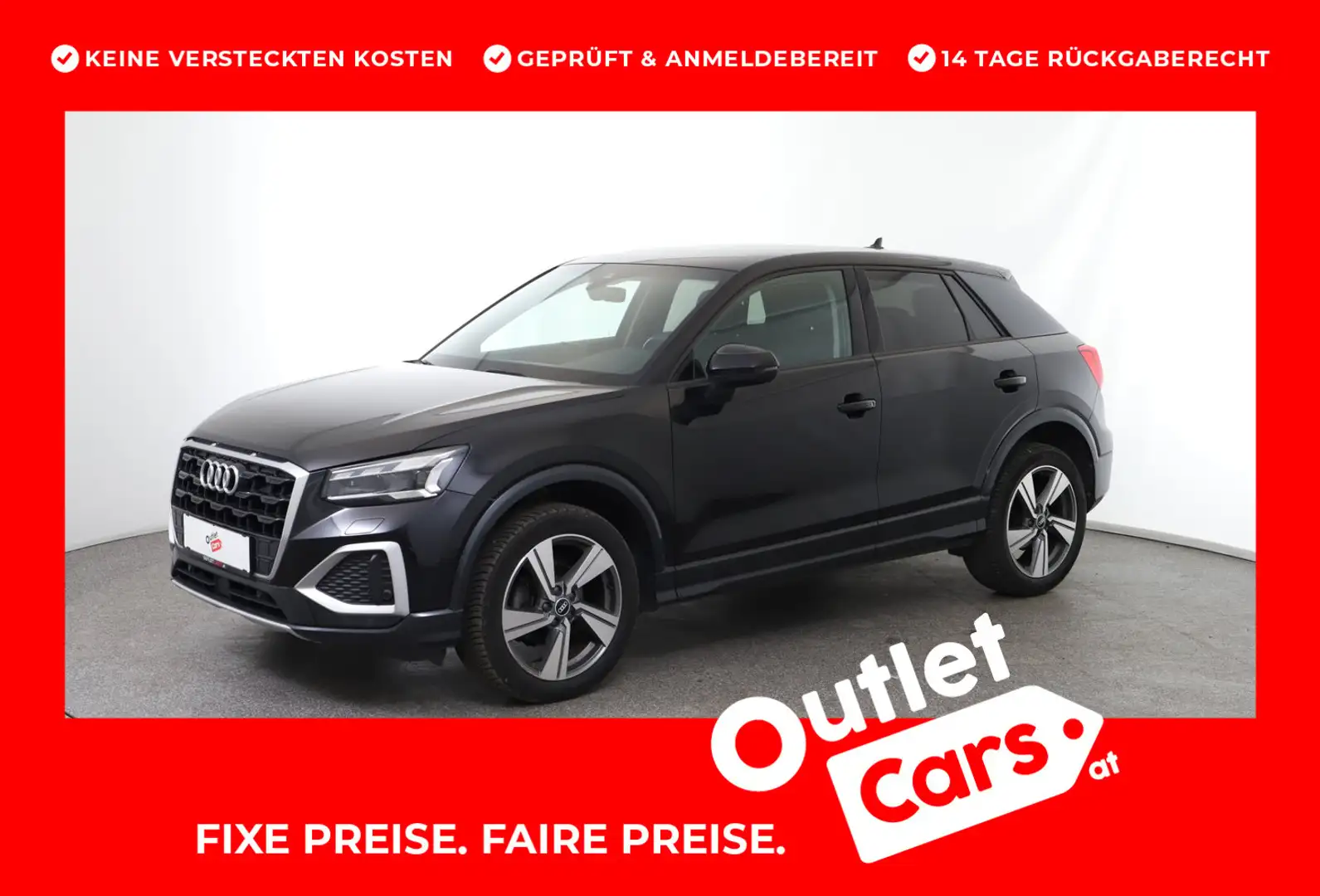 Audi Q2 30 TDI Noir - 1