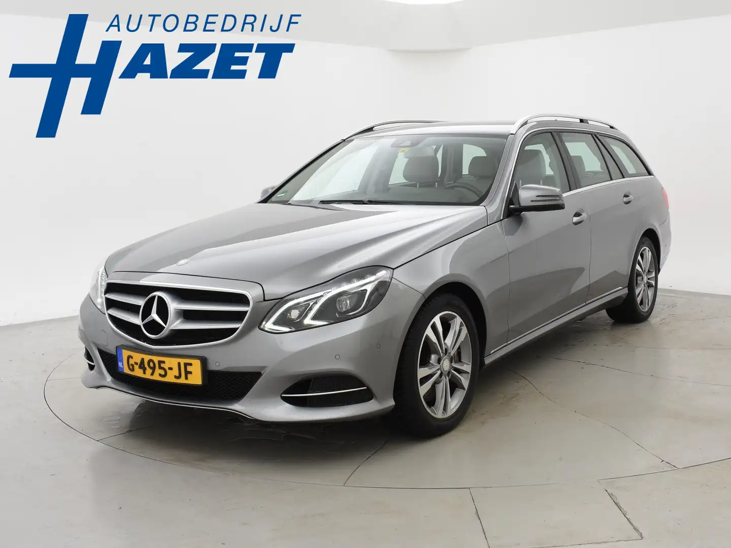 Mercedes-Benz E 400 Estate V6 333 PK AUT. *DEALER ONDERH.* + WEGK. TRE Gri - 1