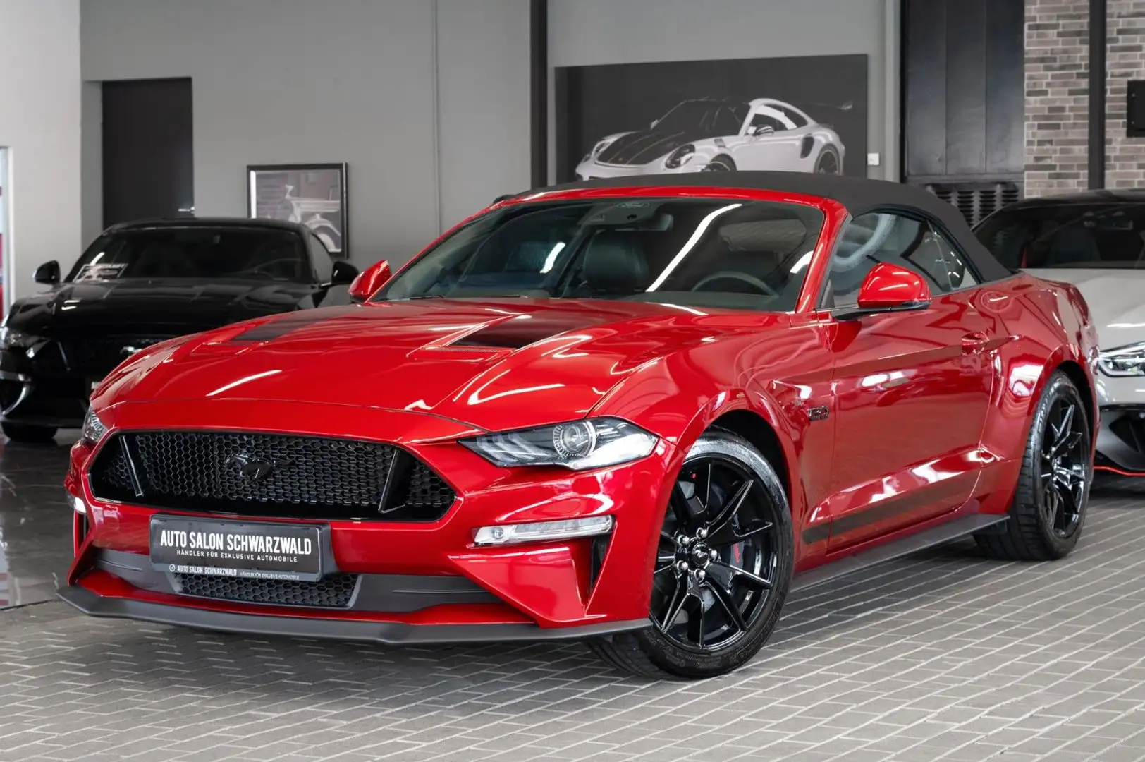 Ford Mustang Cabrio 5.0 Ti-VCT V8 GT|NAVI|GT-55 PAKET Red - 1