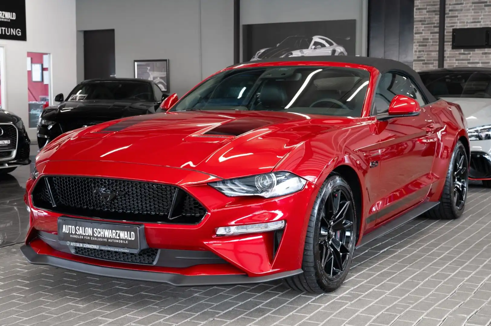 Ford Mustang Cabrio 5.0 Ti-VCT V8 GT|NAVI|GT-55 PAKET Red - 2