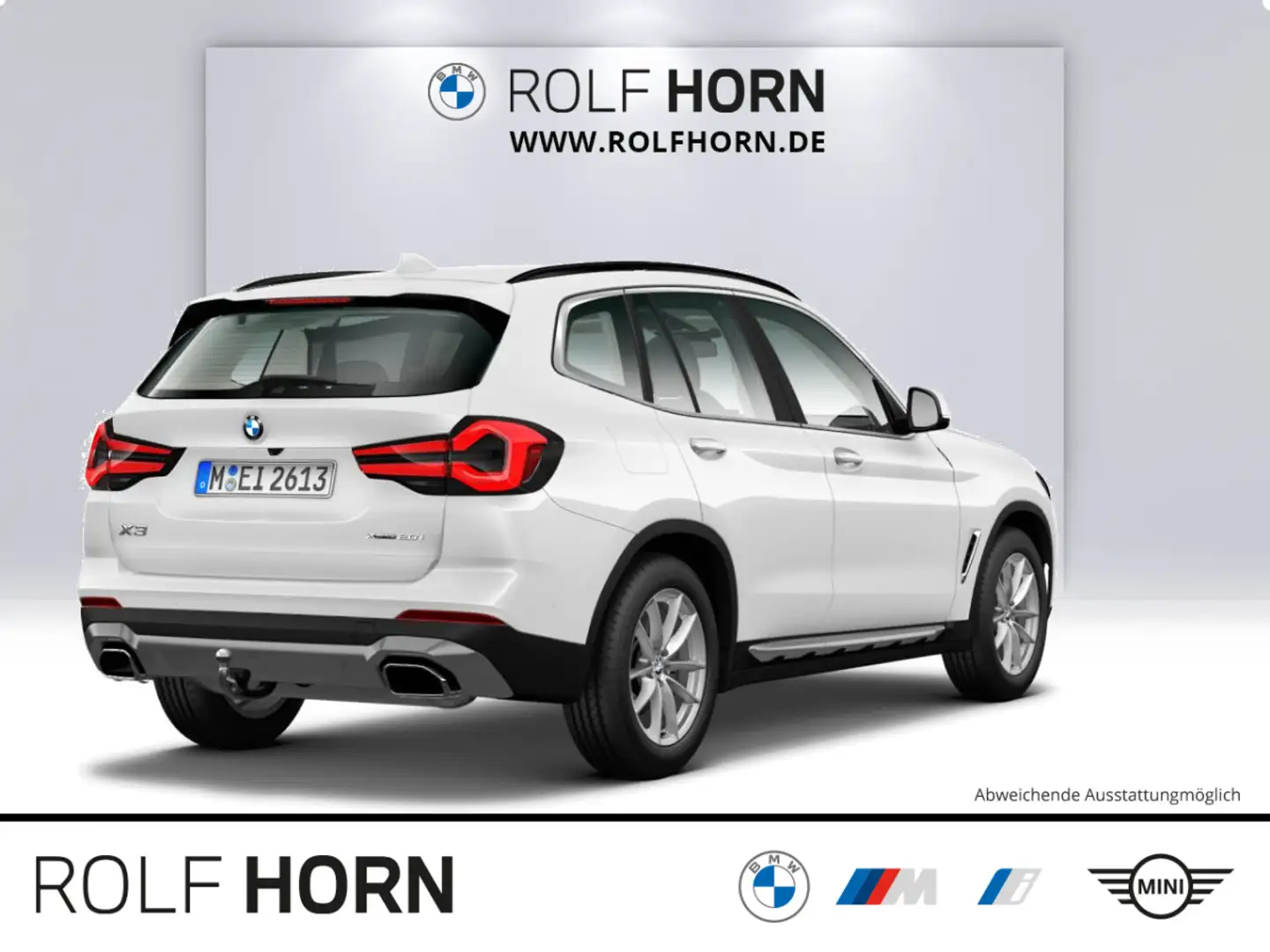 BMW X3 xDrive20i AHK HiFi RfKam. Navi Sportsitze LED Weiß - 2