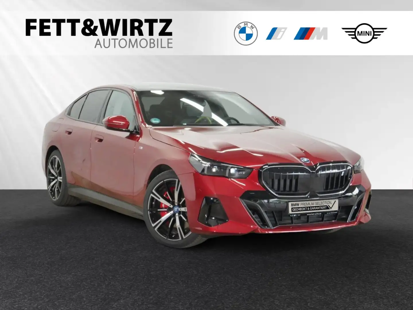 BMW i5 xDrive40 Lr. 520,- br. o.Anz. 24Mon/5`Km p.A. Piros - 1