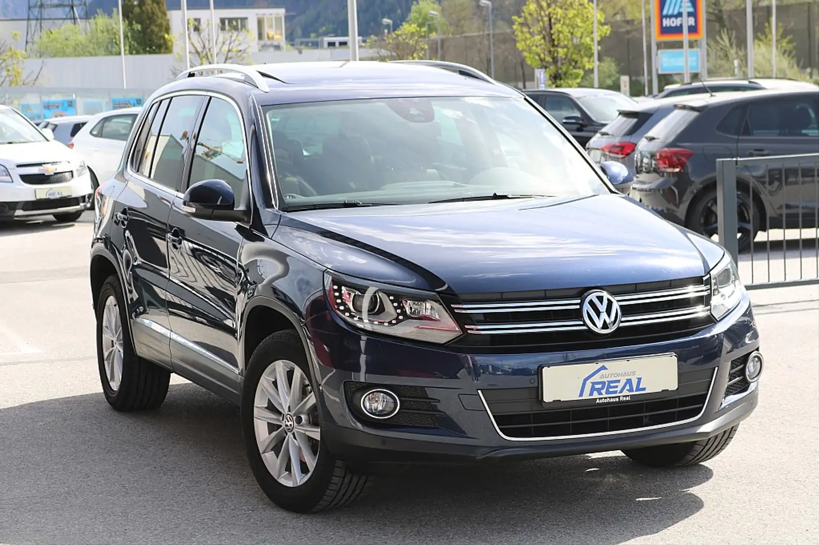 Volkswagen Tiguan 2,0 TDI BMT 4Motion Sky DPF 1. Besitz Blau - 1