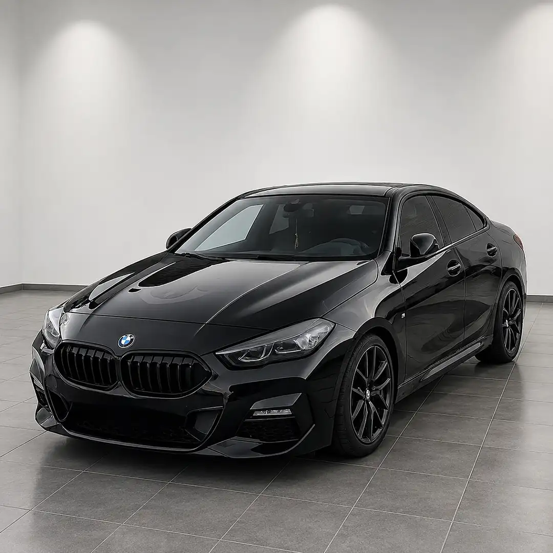 BMW 218 d Gran Coupe Aut. *M-SPORT PAKET*PANORAMADACH* Schwarz - 1