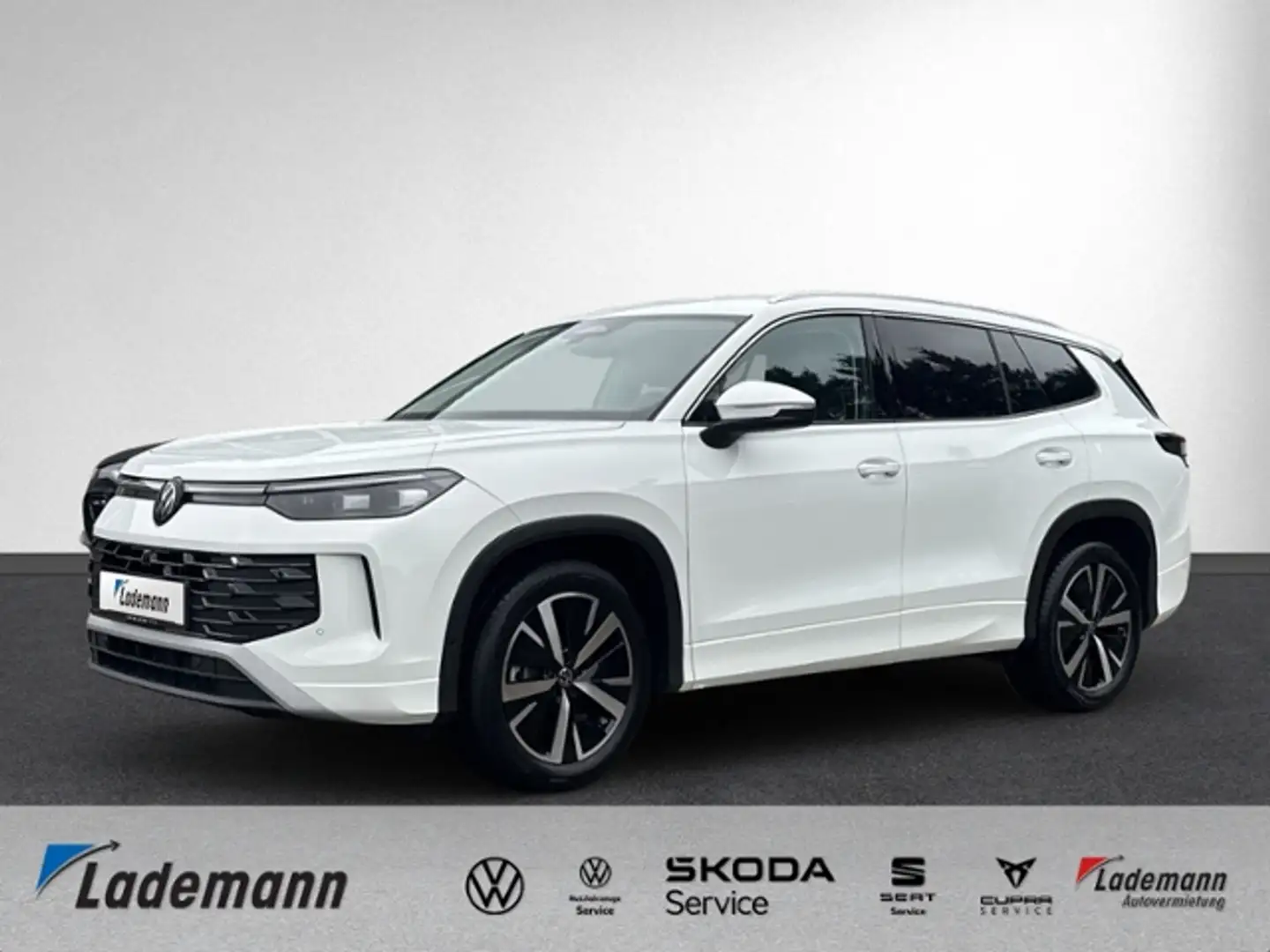 Volkswagen Tayron 1.5 eTSI DSG Elegance 7-SITZER+AHK+KAMERA+eHECK+N Weiß - 1