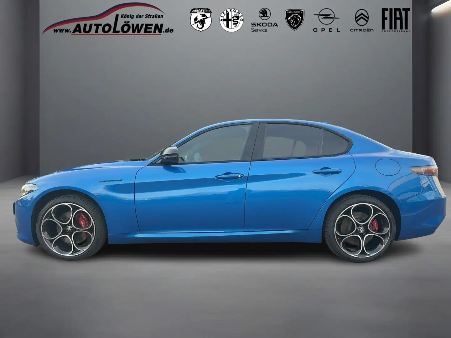 Alfa Romeo Giulia 2.0 Turbo 16V Competizione Q4 (EURO 6d) Blau - 2