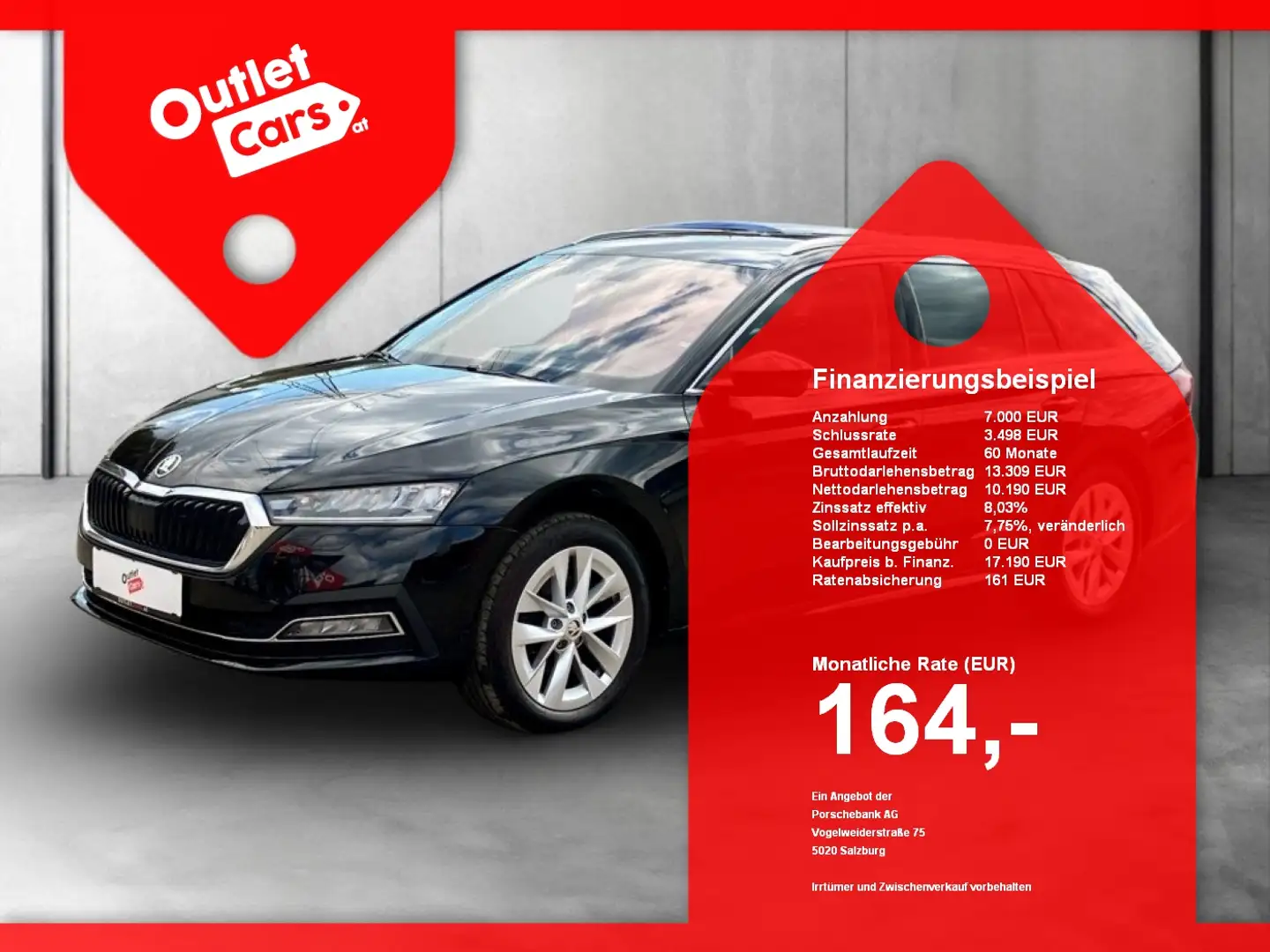 Skoda Octavia Combi 2.0 TDI Style DSG LED+NAV+RADAR+HUD Schwarz - 1