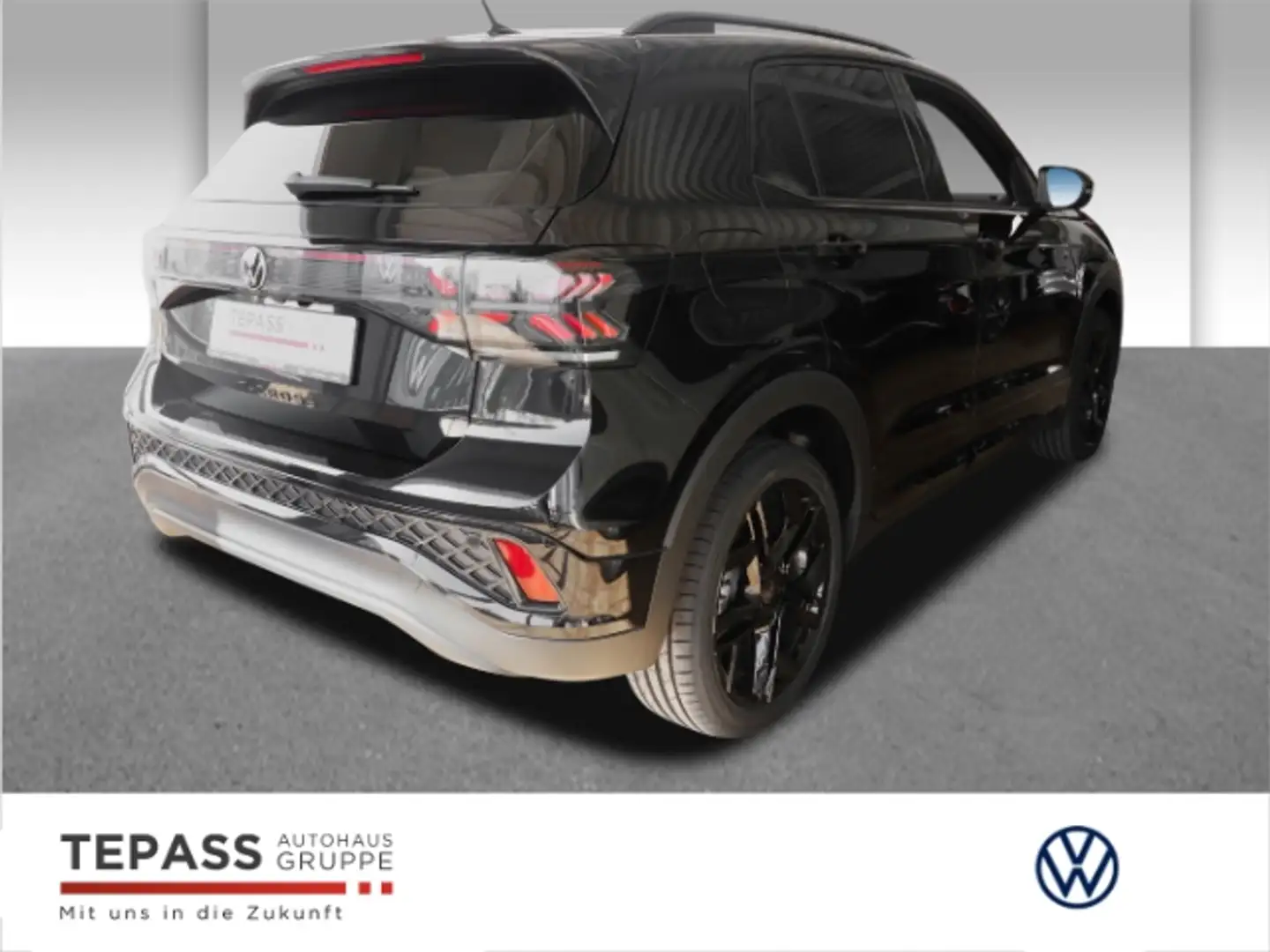 Volkswagen T-Cross 1.0 R-LINE NAVI BLACK IQ DRIVE Zwart - 2