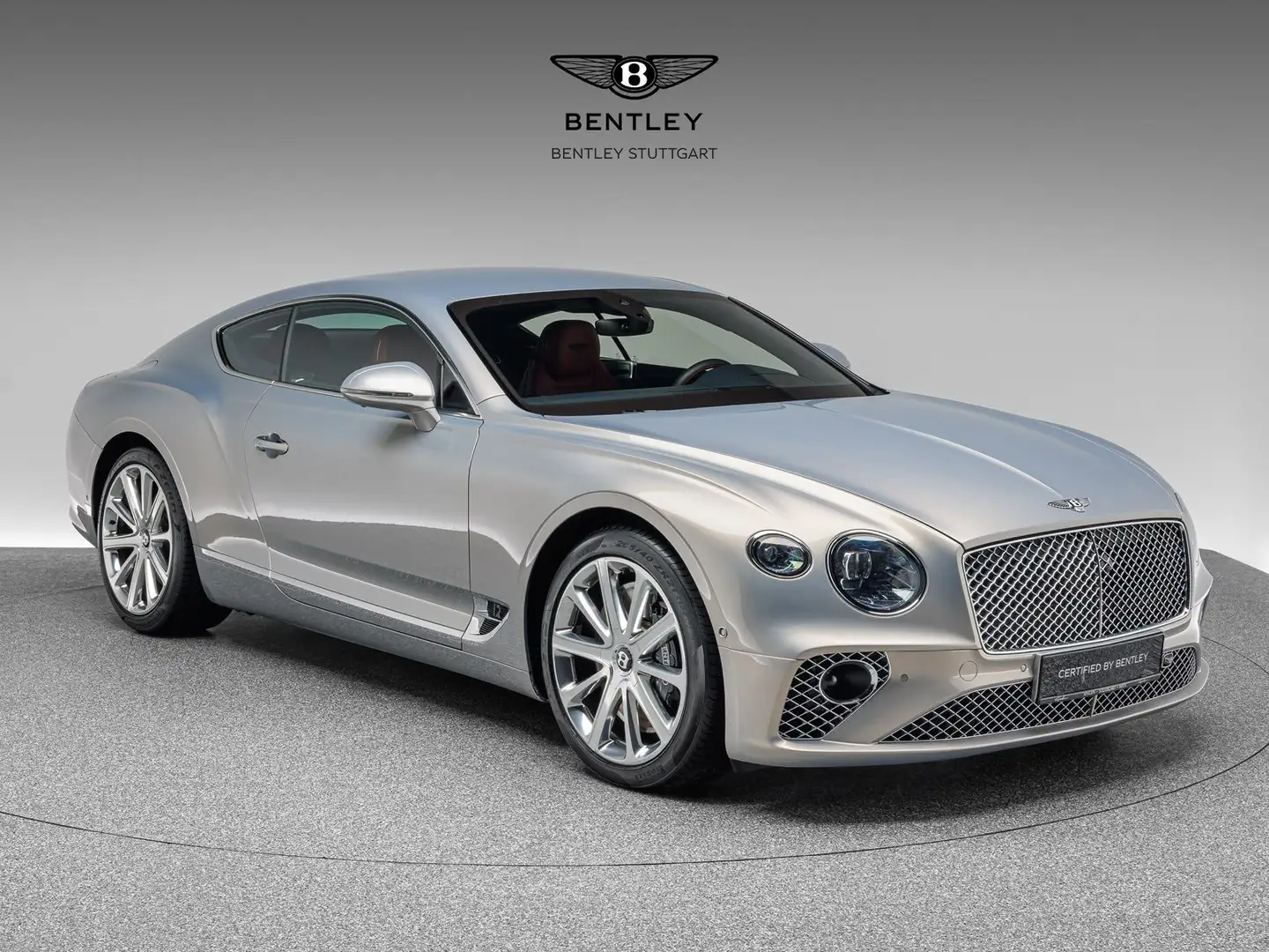 Bentley Continental GT W12 + Rotating Display Silber - 1