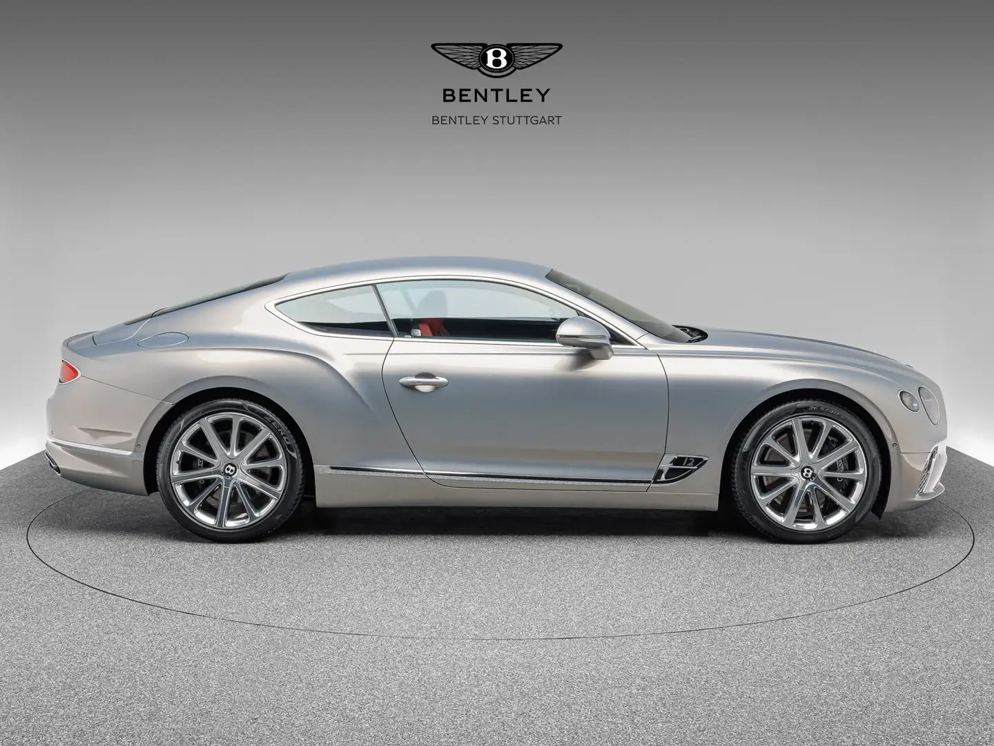Bentley Continental GT W12 + Rotating Display Silber - 2