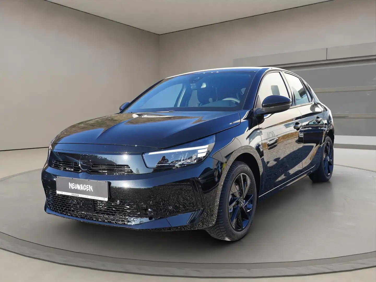 Opel Corsa GS Facelift 1.2 MHEV+Tempomat+Kamera+PDC+ Zwart - 1