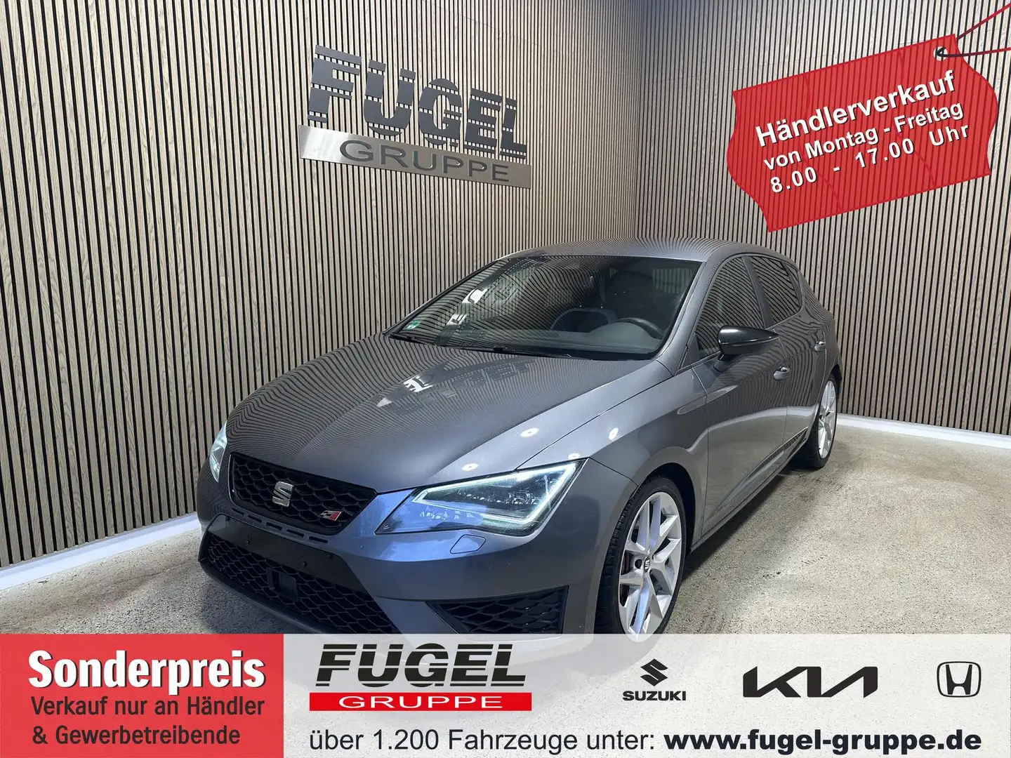 SEAT Leon 2.0 TSI DSG Cupra 280 Sport|Winter|Navi|Sound Gris - 1