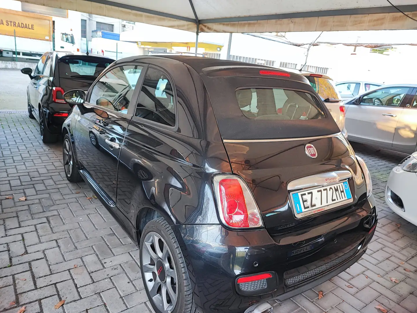 Fiat 500C 1.2S Cabrio Euro 6 Nero - 2