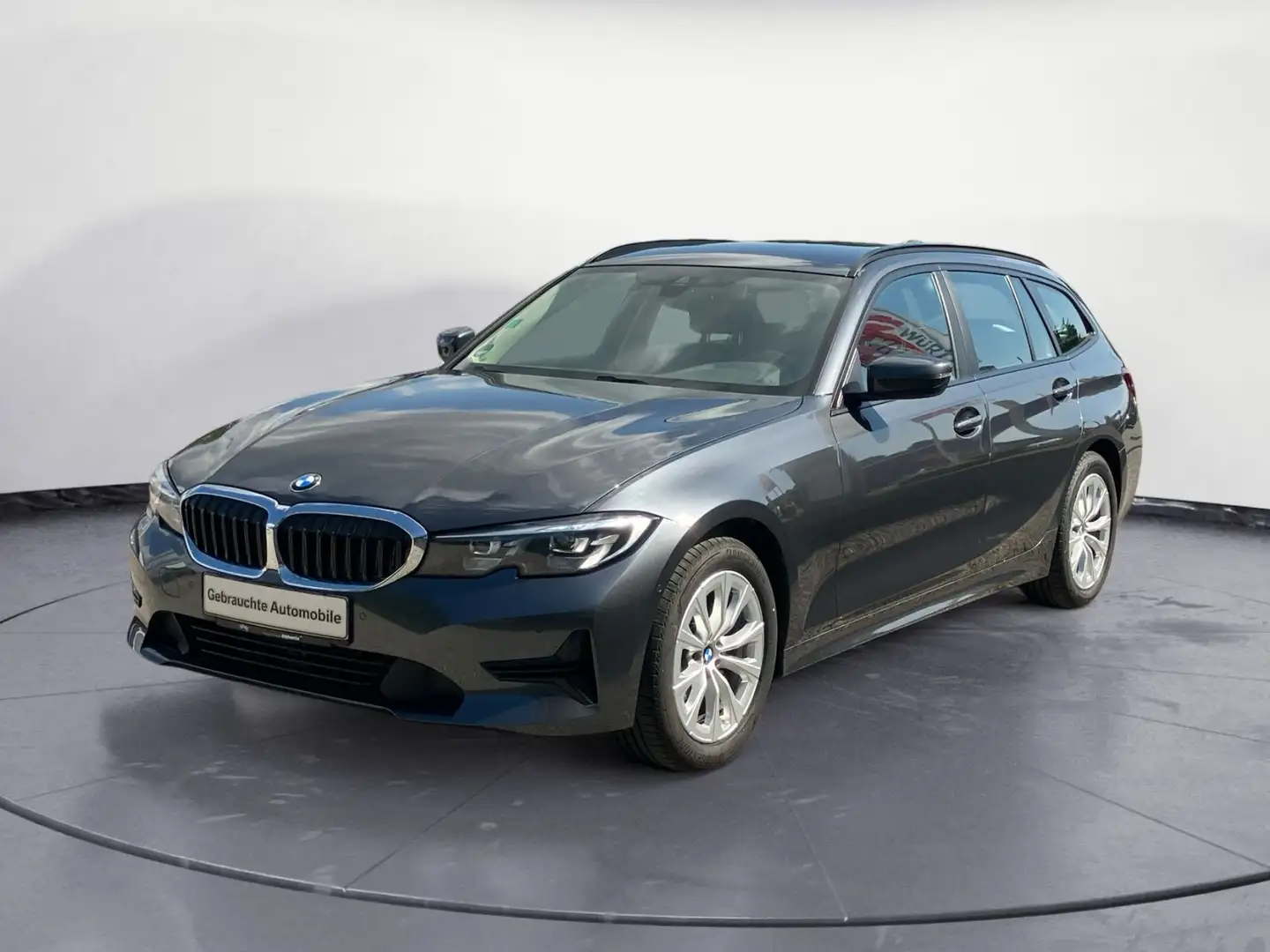 BMW 318 d Touring Advantage Aut. Klimaaut. PDC Gris - 1