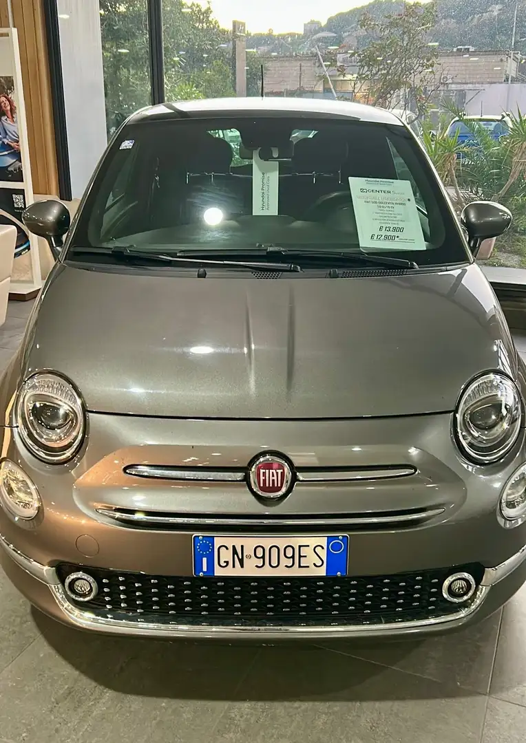Fiat 500 500 1.0 hybrid Dolcevita 70cv Grigio - 2