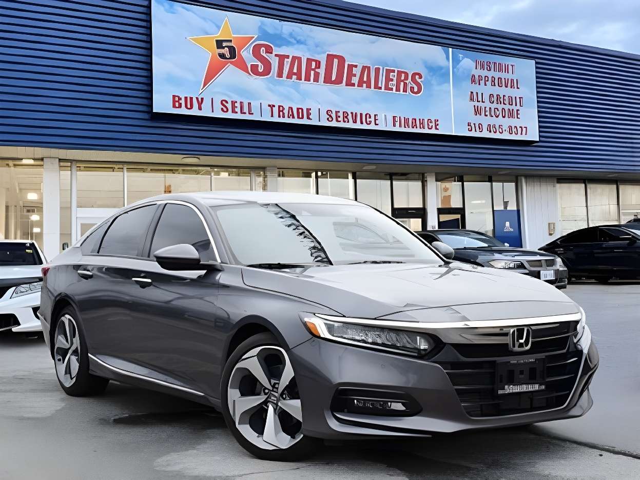 Gray 2018 Honda Accord Sedan Front-Wheel Drive Automatic