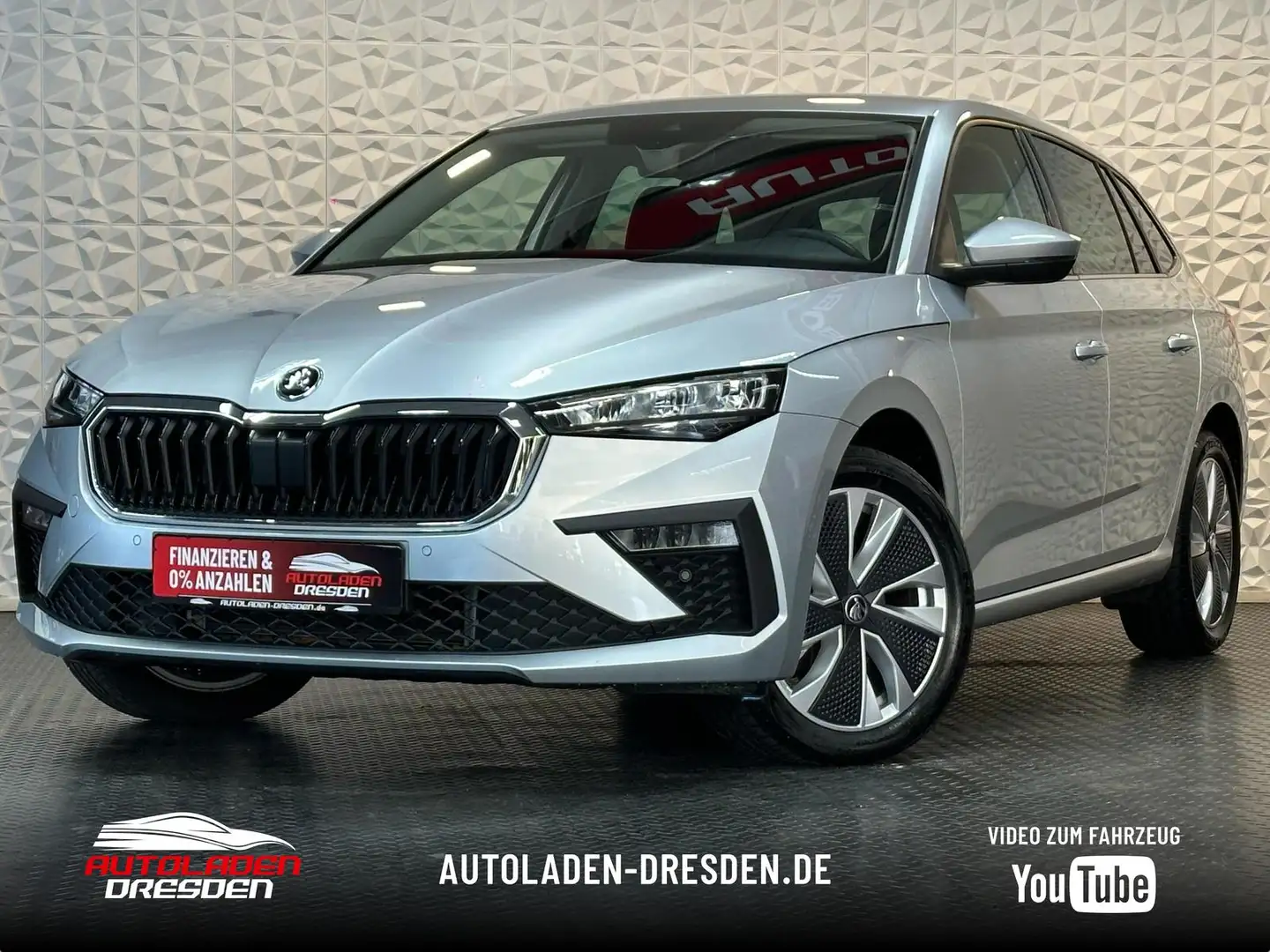 Skoda Scala 1.0TSI SELECTION LED#AHK#SHZ#LH#TEMPO#SPUR Silber - 1