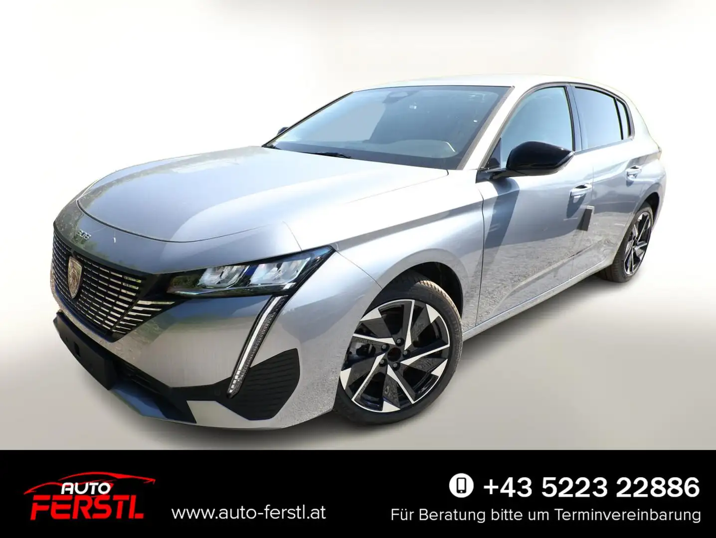 Peugeot 308 Allure Nav Keyl 360° WinterP RCTA ACC LED 96 kW... Grau - 1
