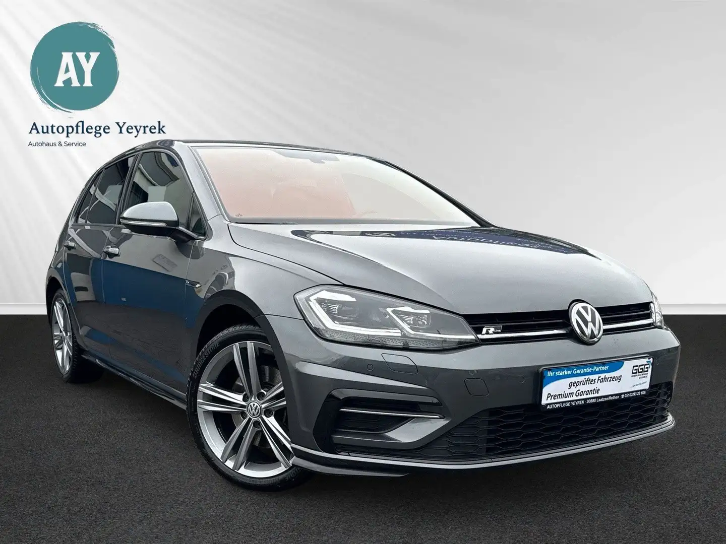 Volkswagen Golf VII Lim. R-Line |DCC|Dynaudio|Leder| Gris - 1
