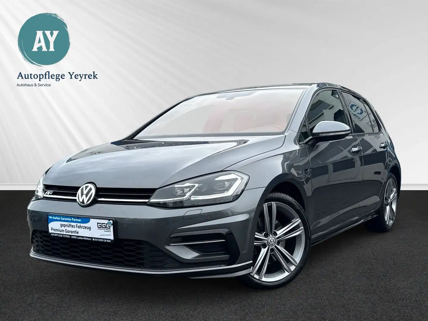Volkswagen Golf VII Lim. R-Line |DCC|Dynaudio|Leder| Gris - 2