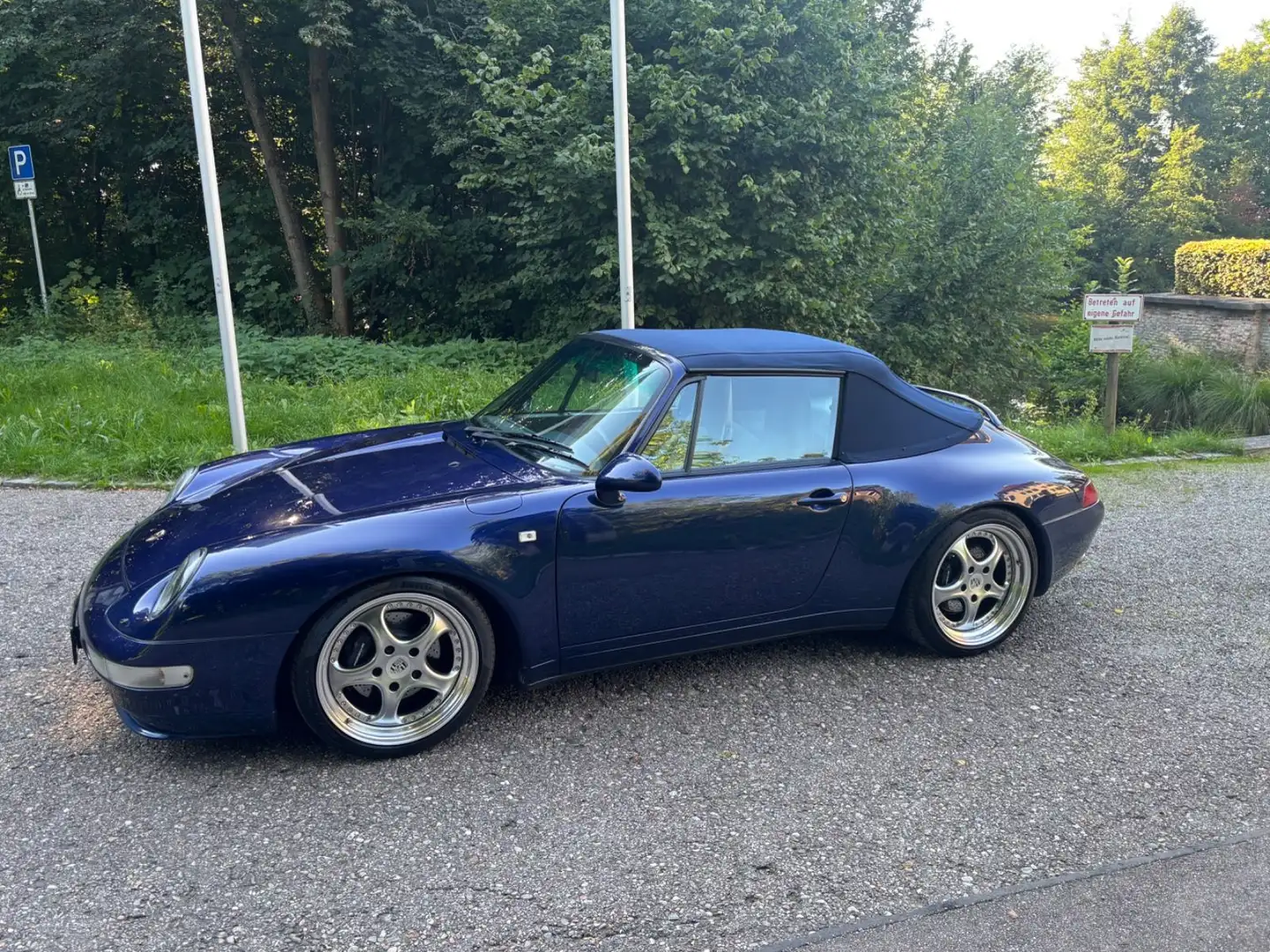 Porsche 993 Carrera Cabriolet Deutsch Albastru - 1