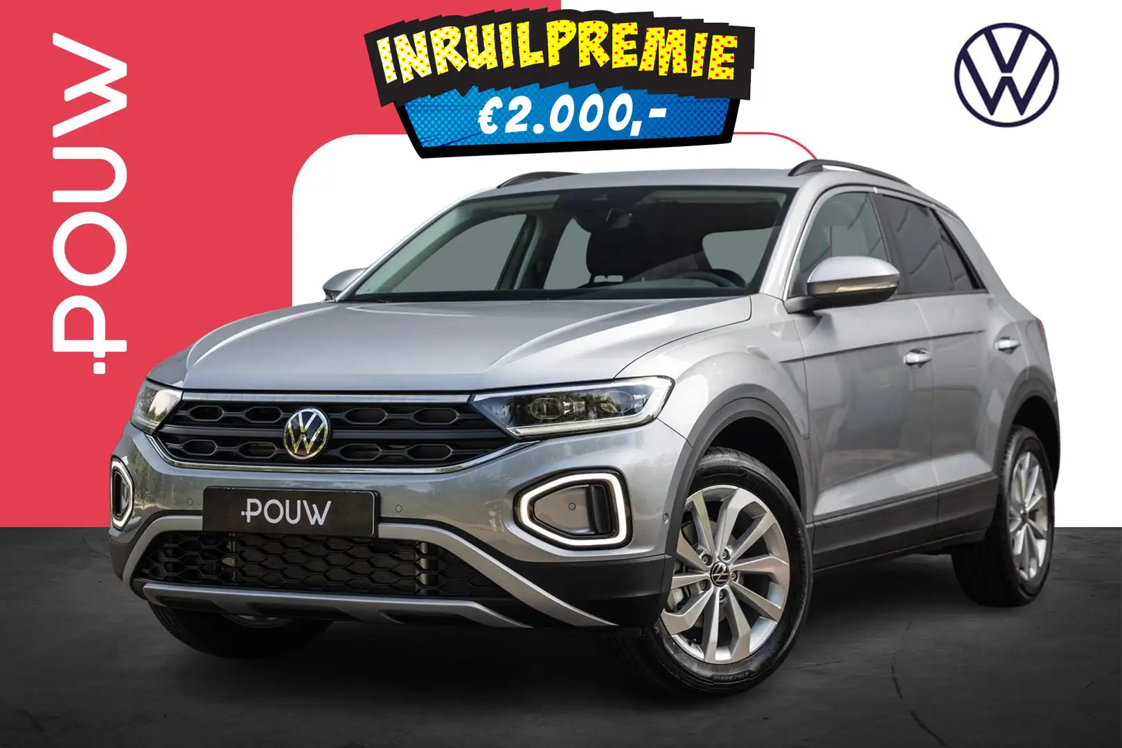 Volkswagen T-Roc 1.5 TSI 150pk Life Edition | LED-Pakket | Climate Zilver - 1