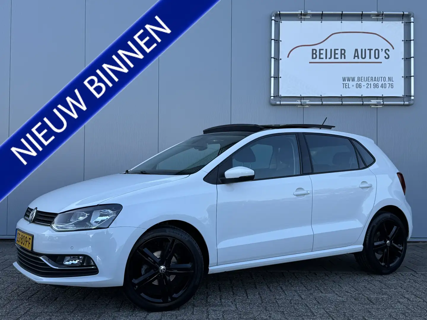 Volkswagen Polo 1.2 TSI Highline Schuifdak/Carplay/17inch. Weiß - 1