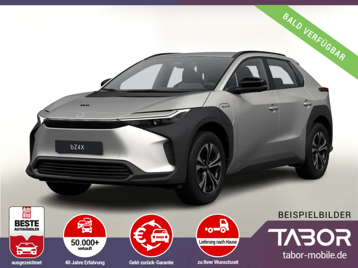 Toyota bZ4X 71kWh LED Nav Kam Keyl ACC Wärmepumpe CCS Argento - 1
