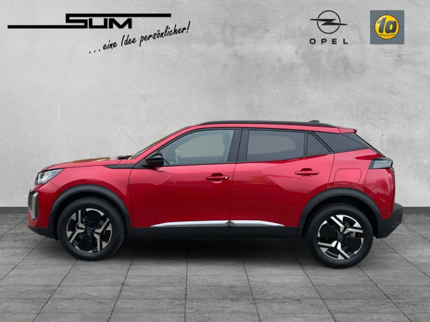 Peugeot 2008 Hybrid 136 Allure  LED ACC Apple CarPlay Android A Rouge - 2