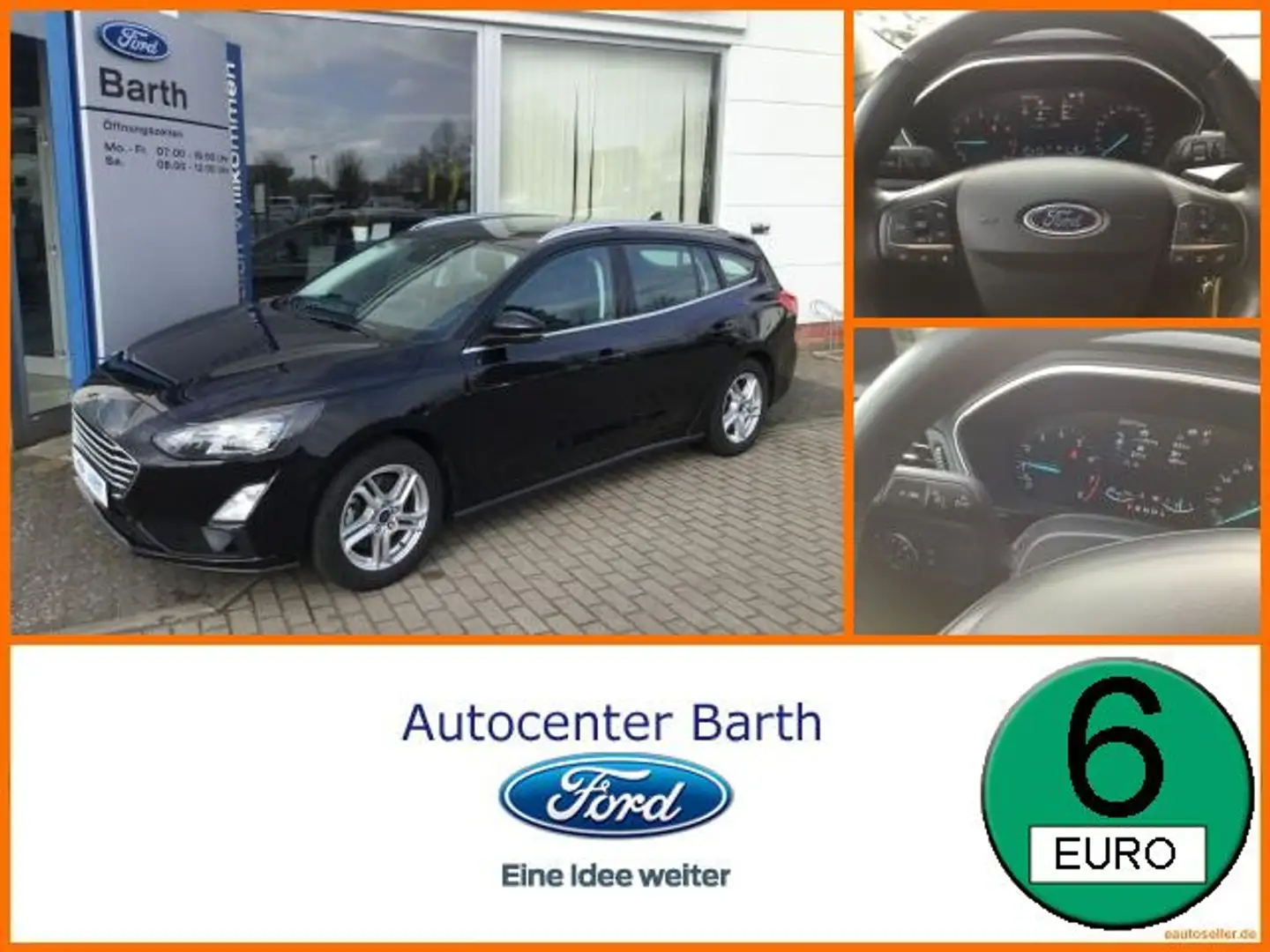 Ford Focus Turnier 1.0 EcoBoost Cool & Connect SpurH Schwarz - 1