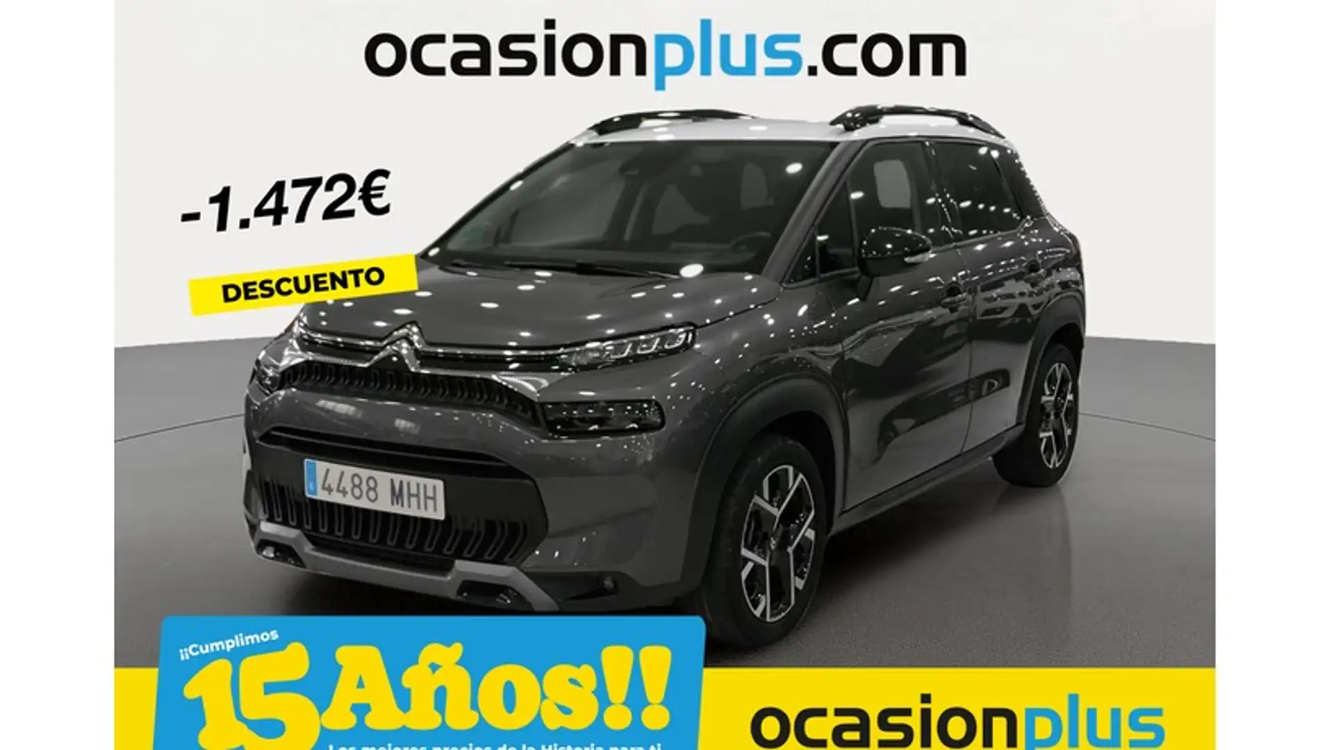 Citroen C3 Aircross Puretech S&S Shine Pack EAT6 130 Gris - 1