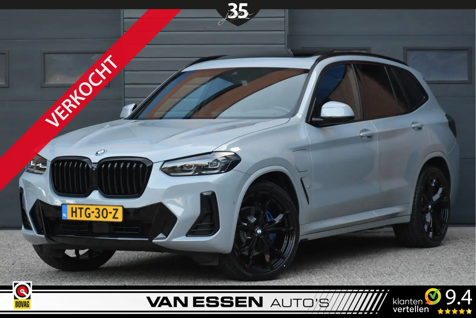 BMW X3 xDrive30e High Executive M-Sport Pano H&K Keyless Grijs - 1