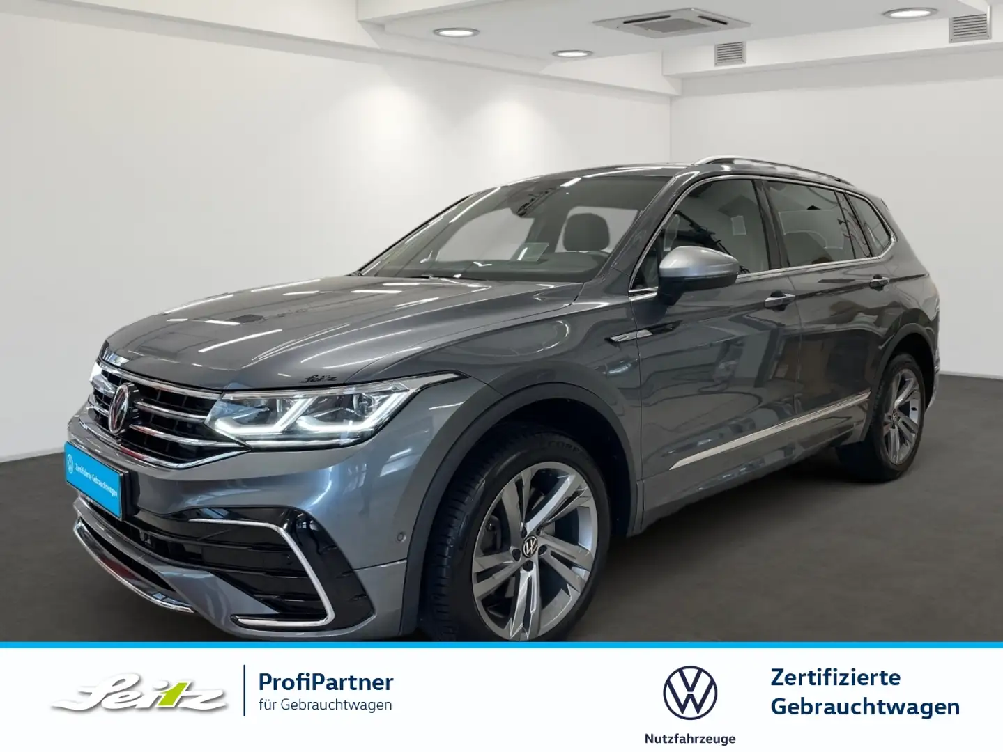 Volkswagen Tiguan Allspace 2.0 TDI 4M R-Line *AHK*MATRIX*KAMERA*NAVI Grau - 1
