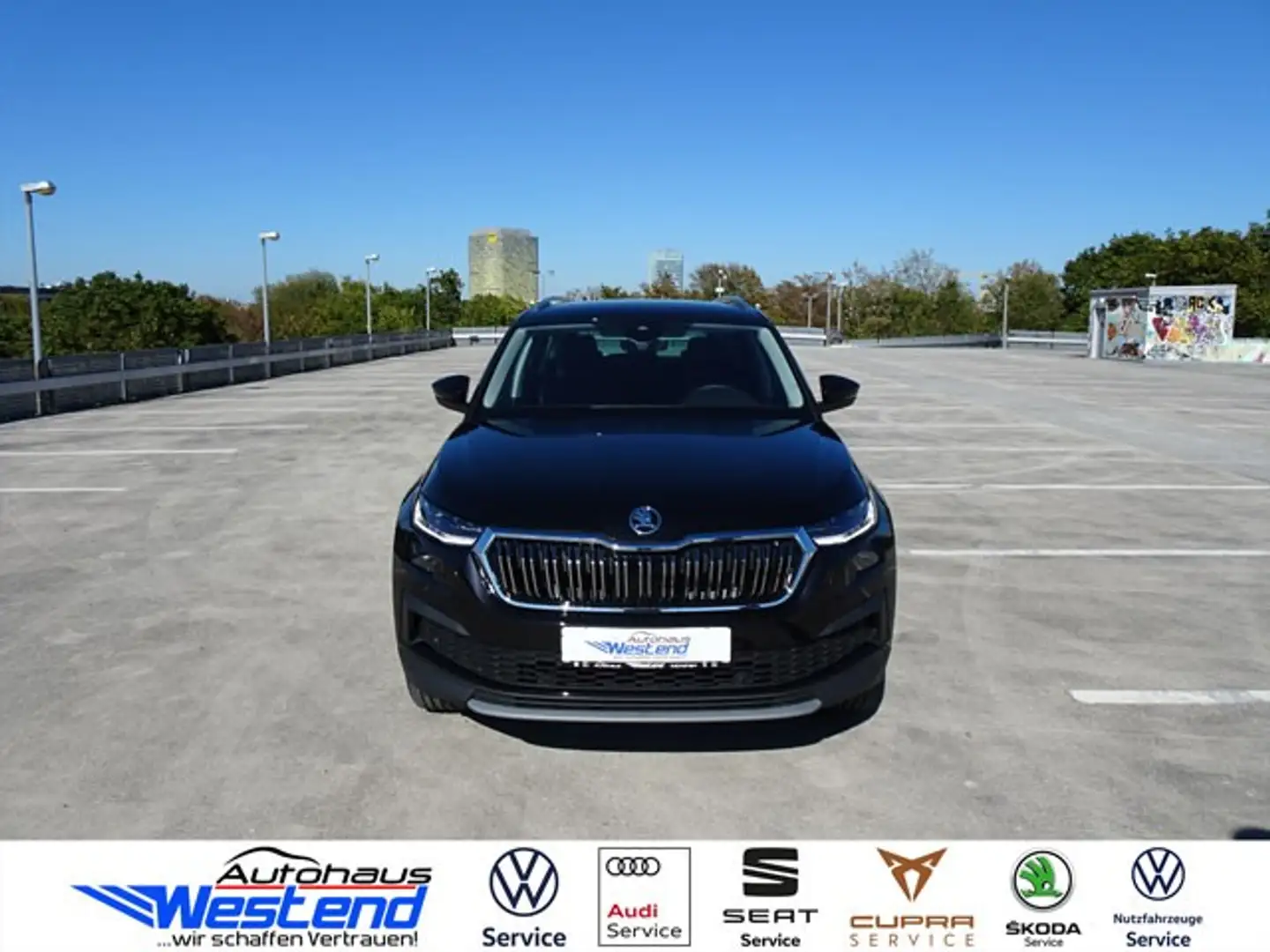 Skoda Kodiaq Style 1.5l TSI 110kW Aut. LED Navi Leder Klima Negro - 1