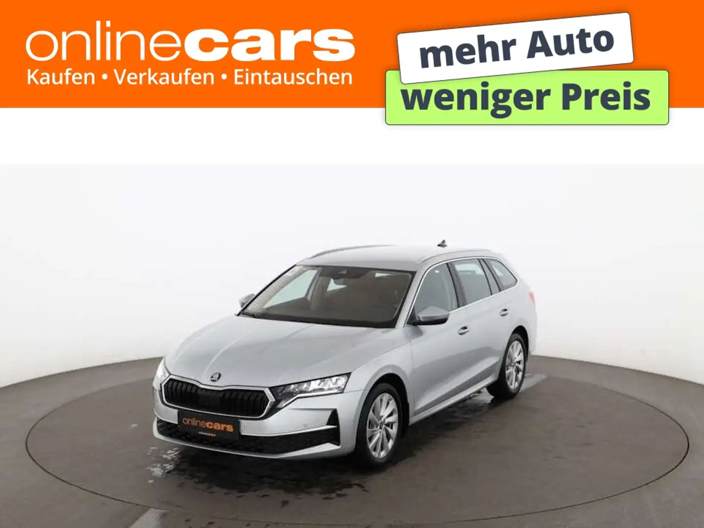 Skoda Octavia Combi 1.5 TSI Selection Aut LED RADAR Silber - 1